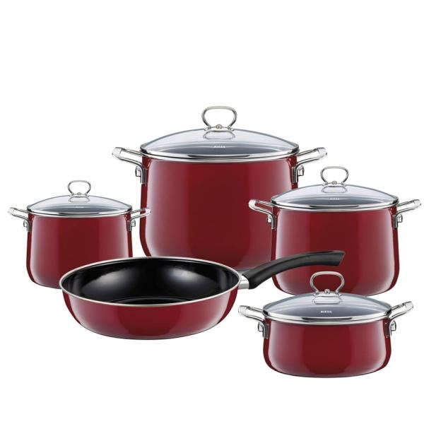 Riess Geschirr-Set 5-tlg., Design Rosso Extra Stark